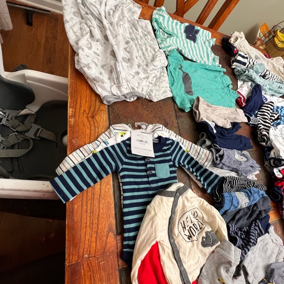 30 piece Newborn baby boy clothes MYSTERY Bundle - Picture 5 of 6